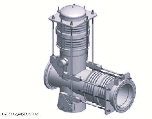 Bellows type expansion joint - L Type Pressure balanced